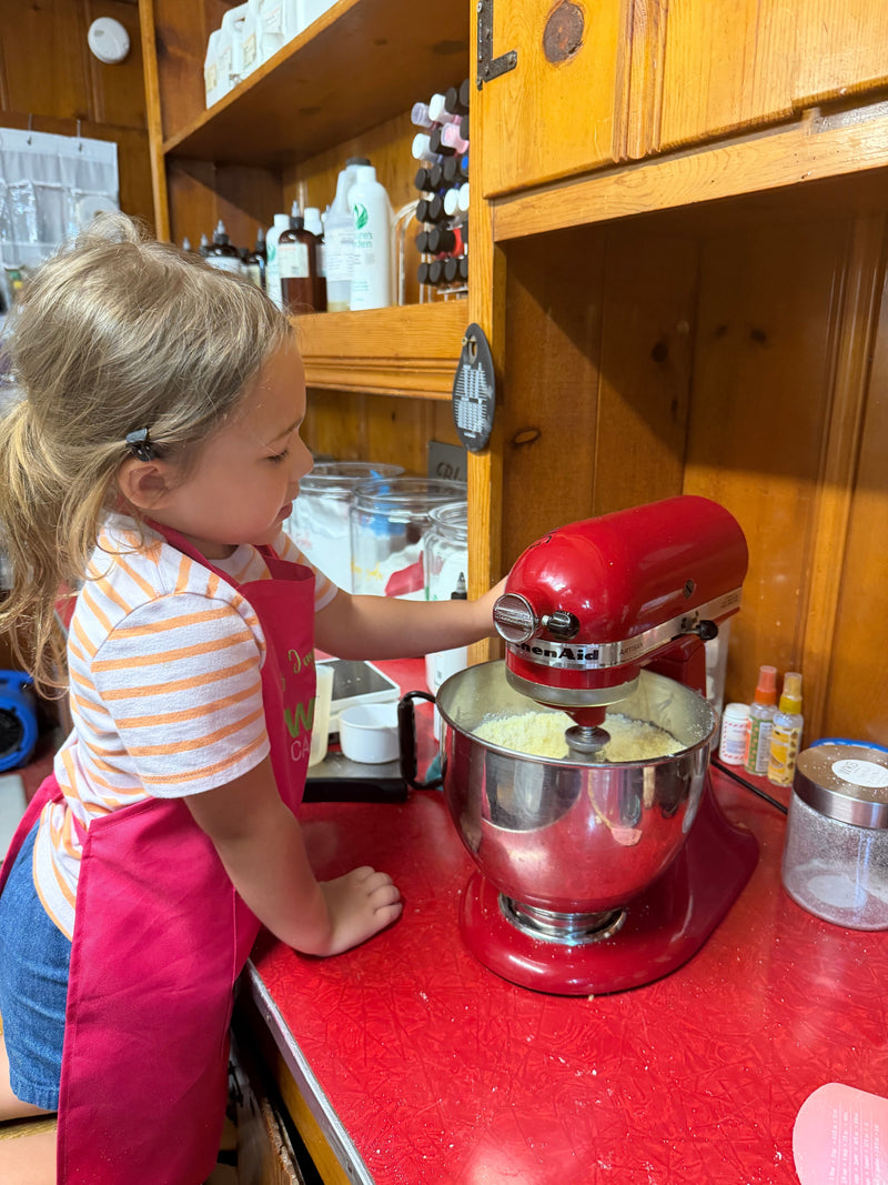 Working with Granny : Granny teaching EJ the joy of work ethics