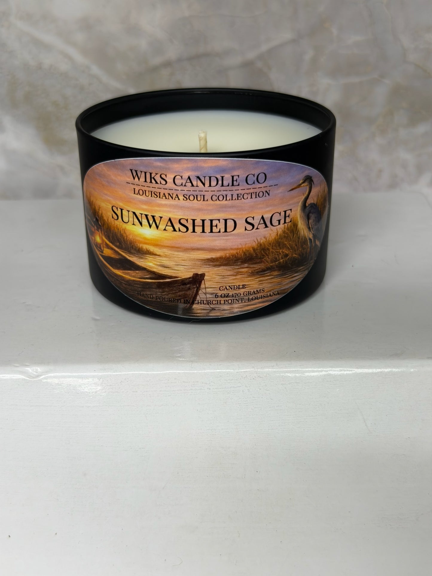 Sunwashed Sage Candle